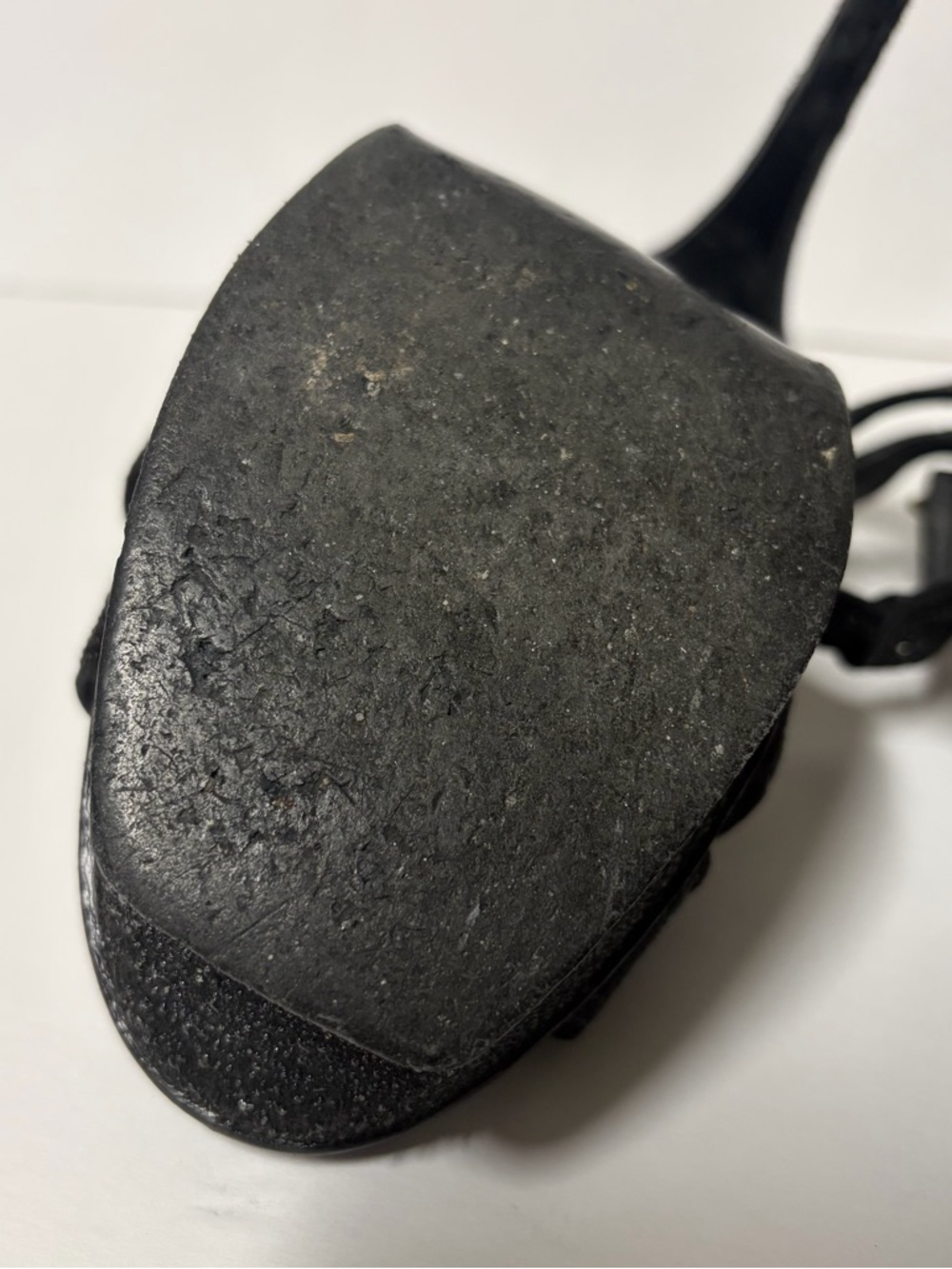 Saint Laurent Tribute 105 Platform Sandals Calfskin Black size 39.5 - Picture 11 of 13